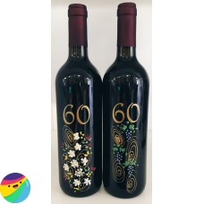 Vino z ročno poslikavo za 60 let